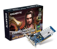 Gigabyte GeForce 7200 GS GPU - 256MB (GV-NX72G512E2)